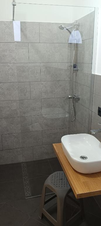 Uno dei bagni privati della struttura